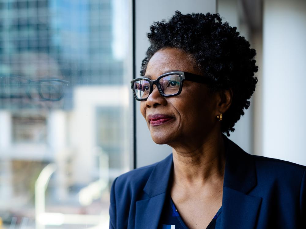 Bonita Buford, President of the Harvey B. Gantt Center for African-American Arts and Culture, stands for a portrait at the Gantt Center on Nov. 26 in Charlotte, N.C.