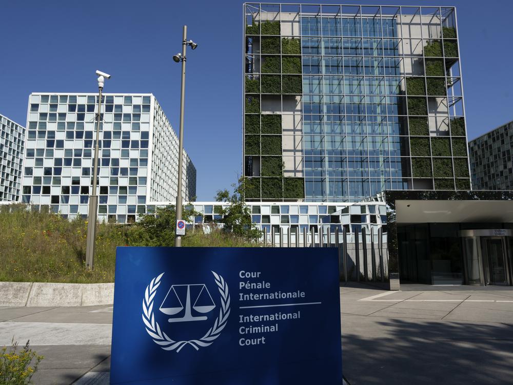 Exterior of the International Criminal Court in The Hague, Netherlands.