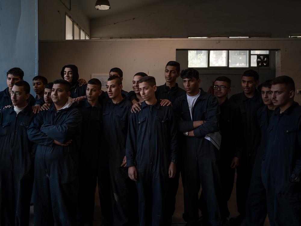 UNRWA's Qalandia vocational school provides instruction to students ages 15 to 18.