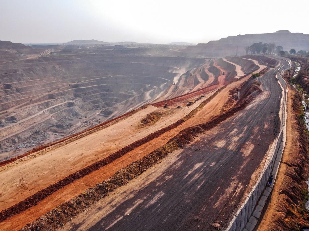 A general view of the Chinese mining company COMMUS (Musonoïe Mining Company Global SAS), downtown Kolwezi.