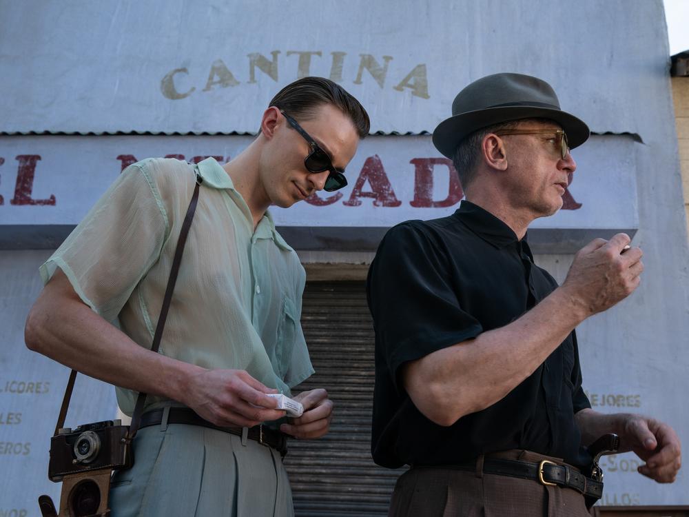 William Lee (Daniel Craig, right) falls for a freshly discharged U.S. Navy serviceman (Drew Starkey) in <em>Queer</em>.
