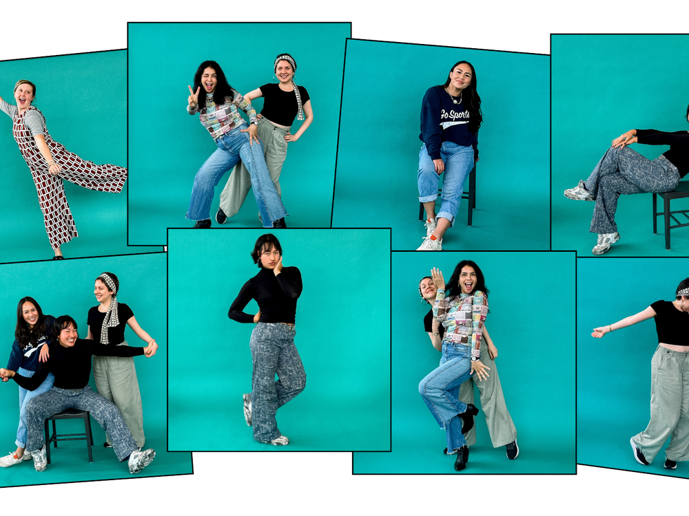 The Life Kit team pose using tips from Stephanie Yeboah and David Suh