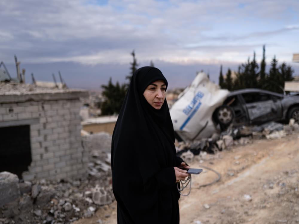 Fatima Salah's 10 cousins were killed following an Israeli airstrike in her village in Lebanon near the border with Syria.