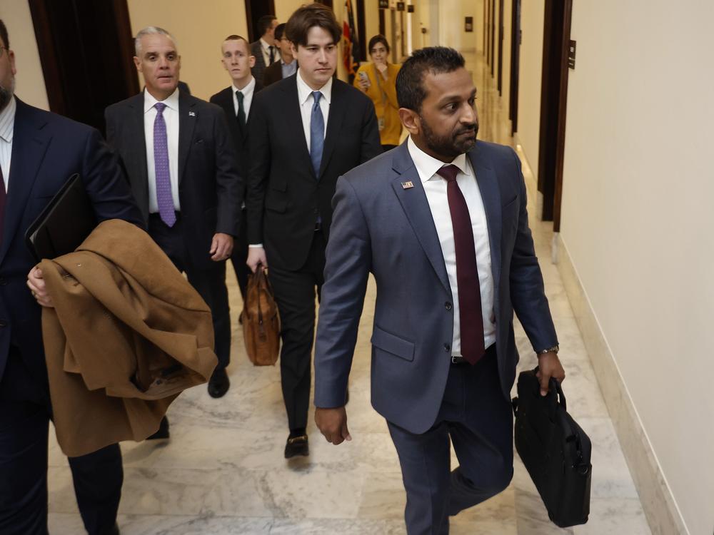 Kash Patel arrives for meetings with senators on Capitol Hill on Dec. 9 in Washington, D.C. Before being nominated to lead the FBI, Patel has discussed wanting to investigate Trump's opponents.
