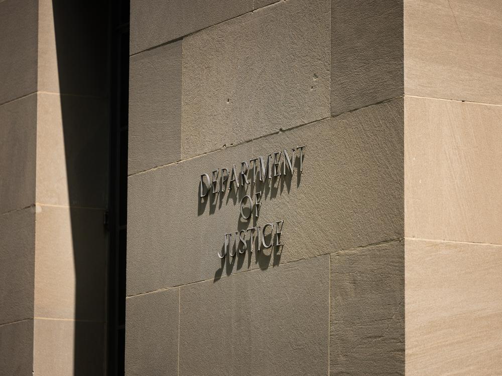 The Department of Justice building