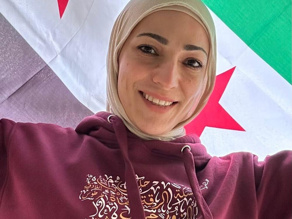 Samira Alhamwi teaches citizenship classes with the Syrian Community Network in Chicago. She says her parents in Syria were 