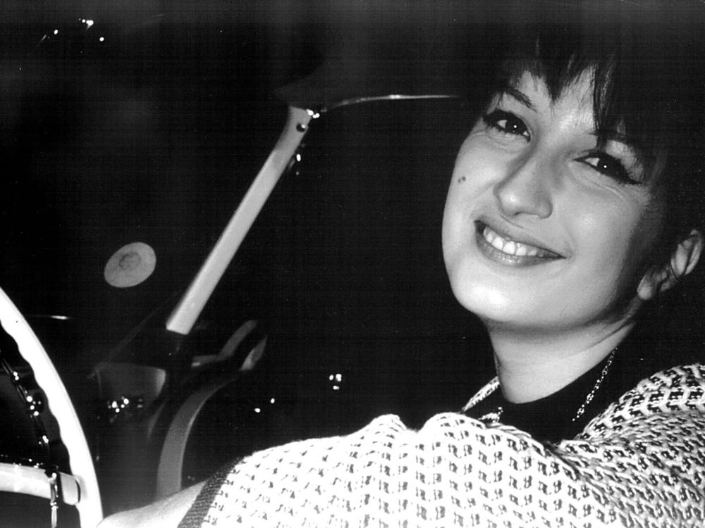 Italian pop singer Mina in 1961 in Cremona, Italy.