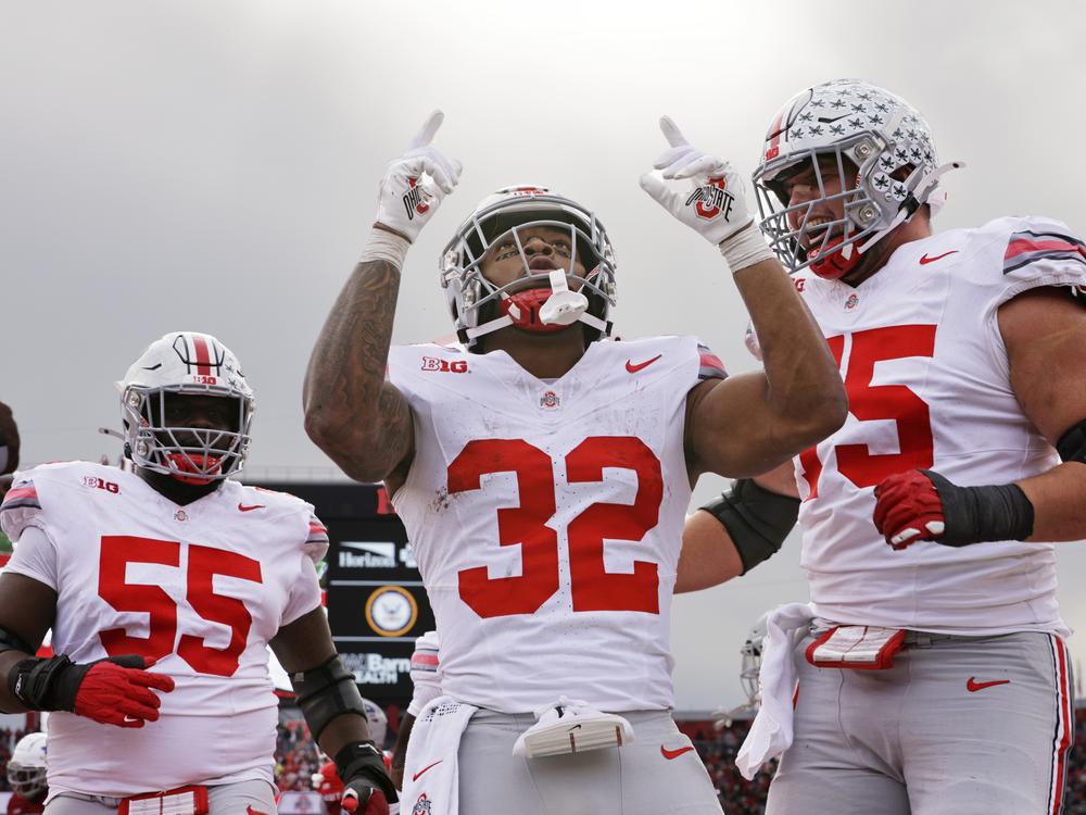 TreVeyon Henderson, running back for the Ohio State Buckeyes, participated in what some are calling a Christian religious revival on campus. He's known for outward expressions of his faith, like citing Bible verses in his eye black.