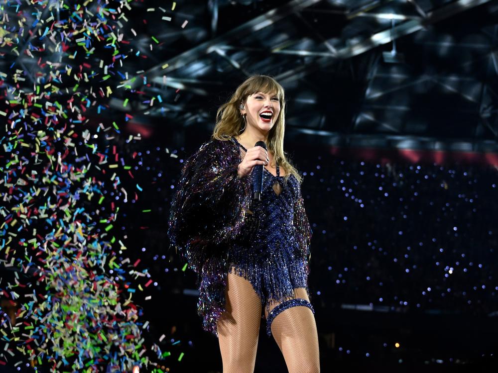 Taylor Swift, pictured performing at Amsterdam's Johan Cruijff Arena in July, wrapped up her Eras Tour after 21 months and five continents.