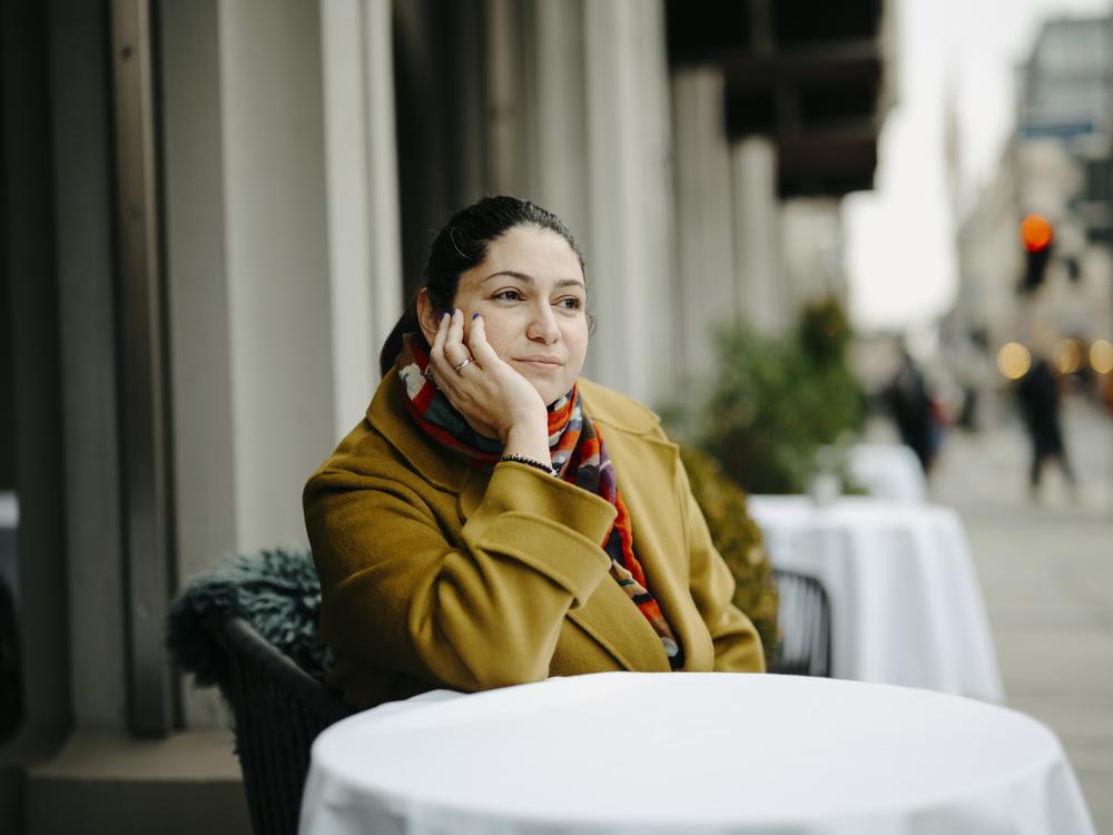 Nazan Rashidi, executive director of human rights group the Syria Campaign, in Berlin, Wednesday.