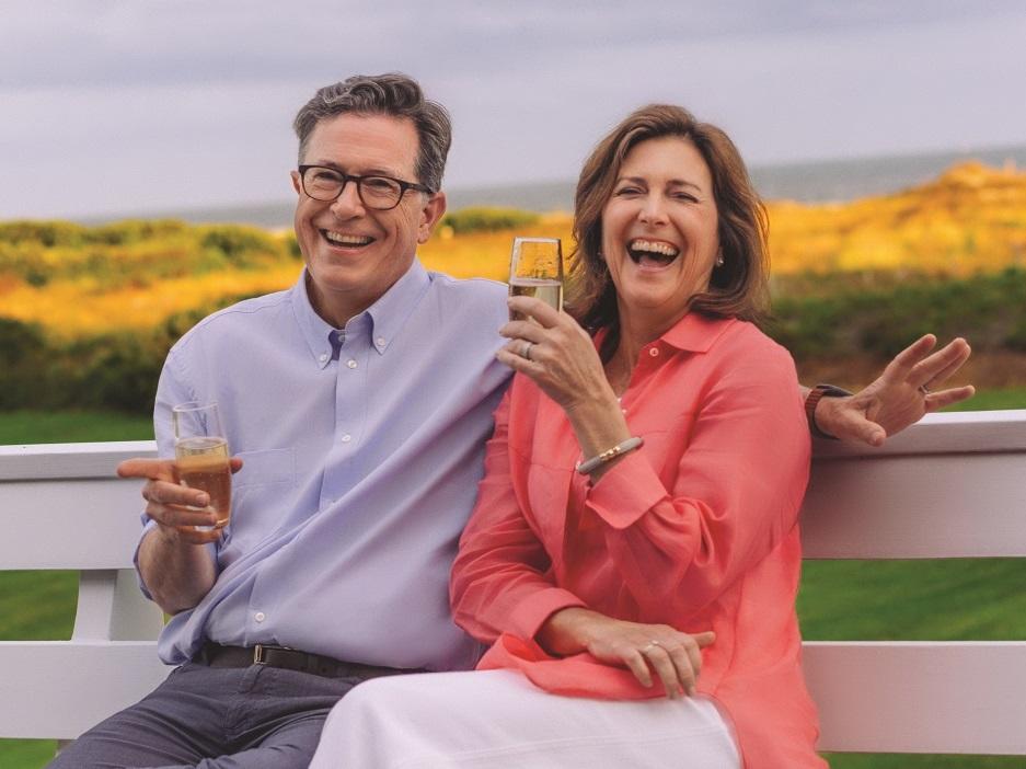 Stephen and Evie McGee Colbert have been married since 1993.
