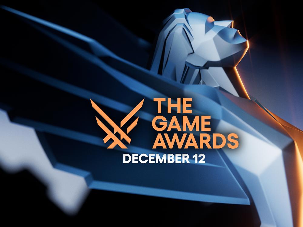 A photo of the trophy from the Game Awards.