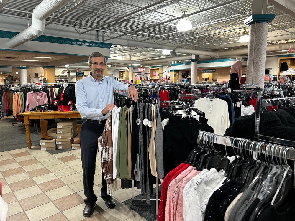 Peter Elitzer, who runs a chain of discount clothing stores called Label Shopper, worries that tariffs will force him to raise prices, turning off already skittish shoppers.