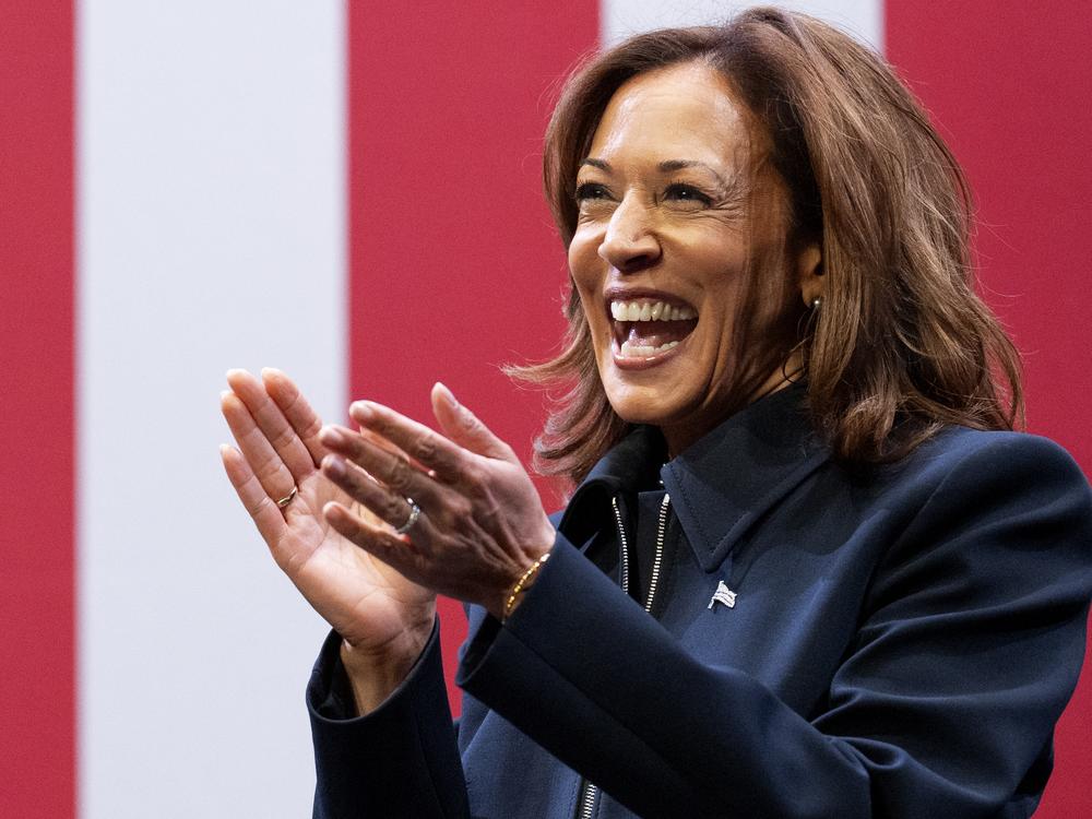 Vice President Harris speaks to students and recent graduates at Prince George's Community College in Largo, Md., on Dec. 17, 2024.