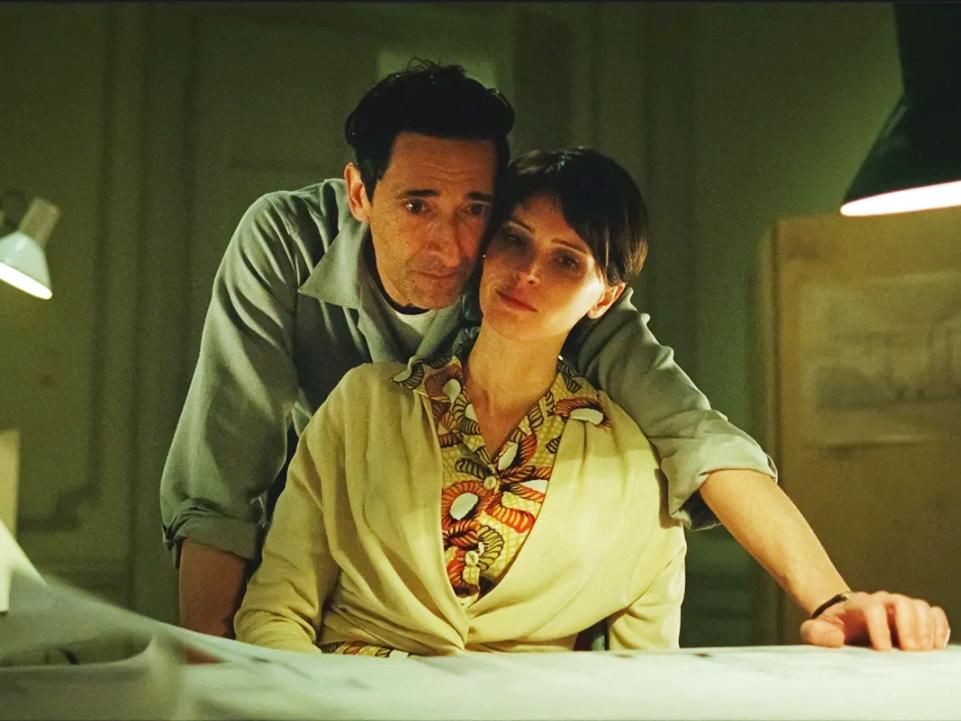 Adrian Brody and Felicity Jones star in<em> The Brutalist.</em>
