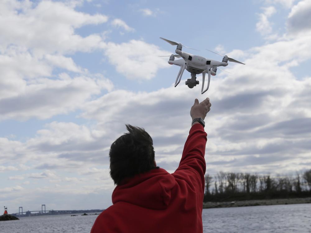 Drones like this one are now temporarily prohibited from flying over parts of New Jersey. The Federal Aviation Administration is barring drone flights over critical infrastructure at 22 locations in the state following a rash of sightings.