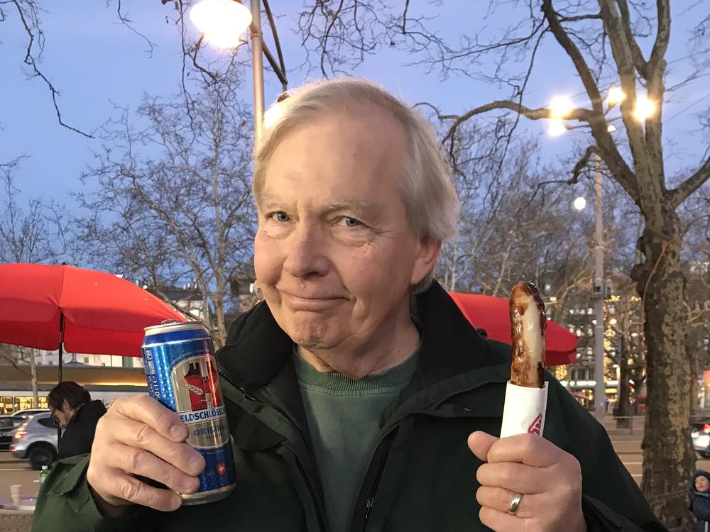 Bob Edwards at a Christmas market in Zurich in 2017.