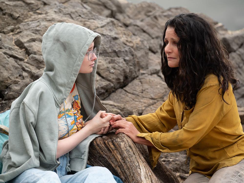 Lola Petticrew plays the titular character in <em>Tuesday</em>, a teenager with a terminal illness. Julia Louis-Dreyfus plays her mother, Zora.