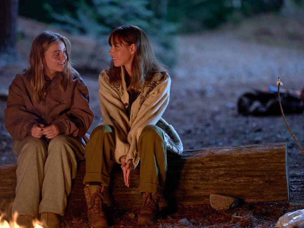 In <em>My Old Ass</em>, Maisy Stella plays soon-to-be college freshman Elliott — and Aubrey Plaza plays 39-year-old Elliott, a PhD student.