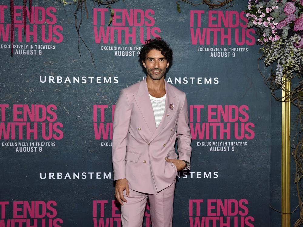 <em>It Ends with Us</em>  director and star Justin Baldoni attends the movie's world premiere on Aug. 6 in New York.