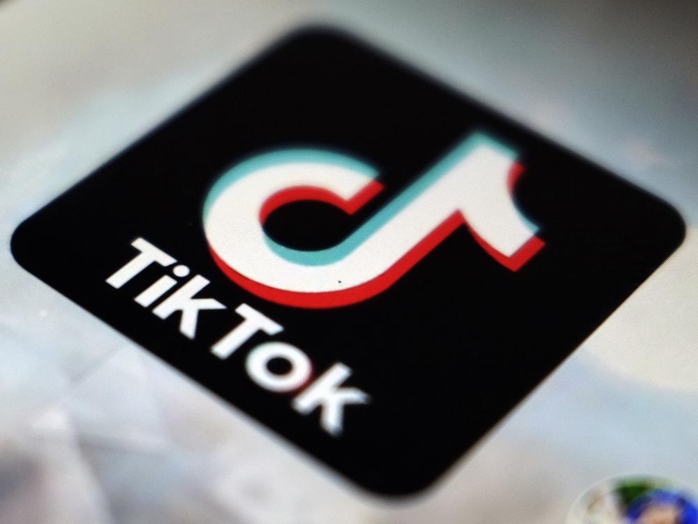 A view of the TikTok app logo, in Tokyo, Japan, Sept. 28, 2020.