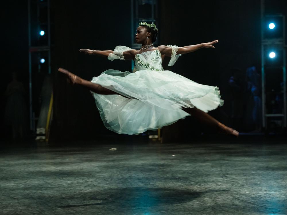 Michaela DePrince performs <em>Giselle </em>with the English National ballet in London on Jan. 13, 2017.