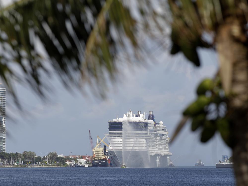 The Norwegian Epic cruise ship in Miami in 2010.