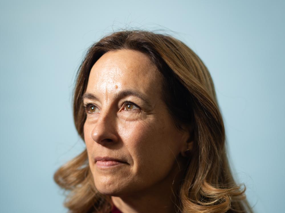 U.S. Rep. Mikie Sherrill, D-N.J., poses for a portrait at NPR headquarters in Washington on Dec. 18.