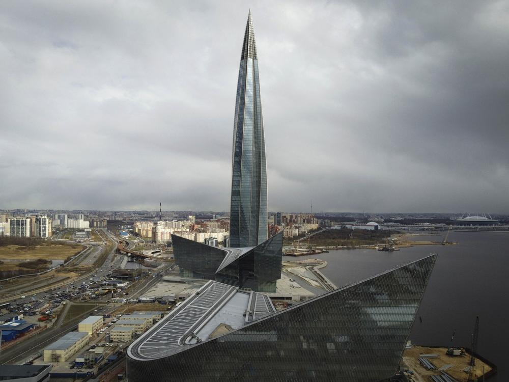 A view of the business tower Lakhta Centre, the headquarters of Russian gas monopoly Gazprom in St. Petersburg, Russia.