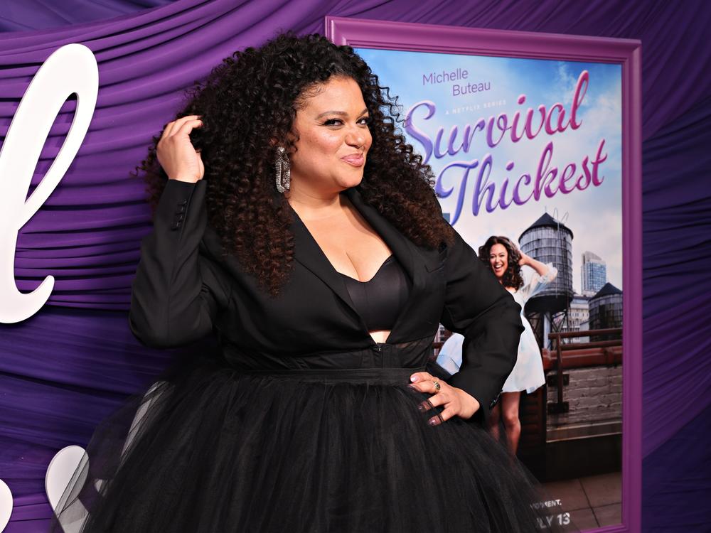 Michelle Buteau at the New York premiere of her Netflix show, 