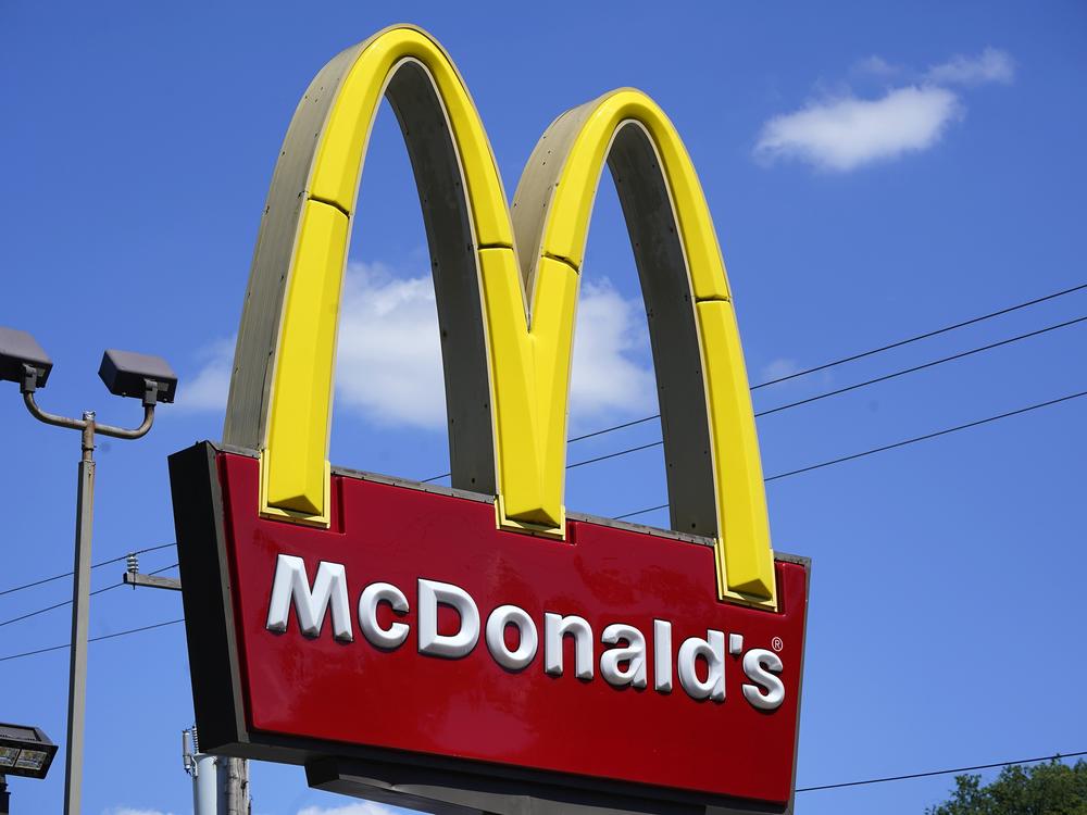 A McDonald's restaurant in Mount Lebanon, Pa., is pictured in 2021.