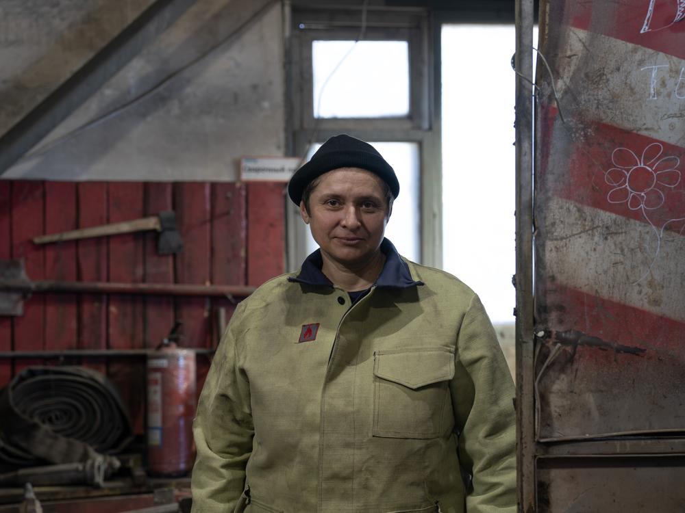 Valentina Riabova, a welder who works on the surface of the Ternivka coal mine, says she hopes Ukraine keeps underground mine jobs open for women. 