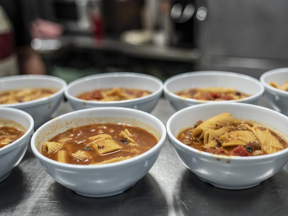 Soup made in-house at Central Union Mission.