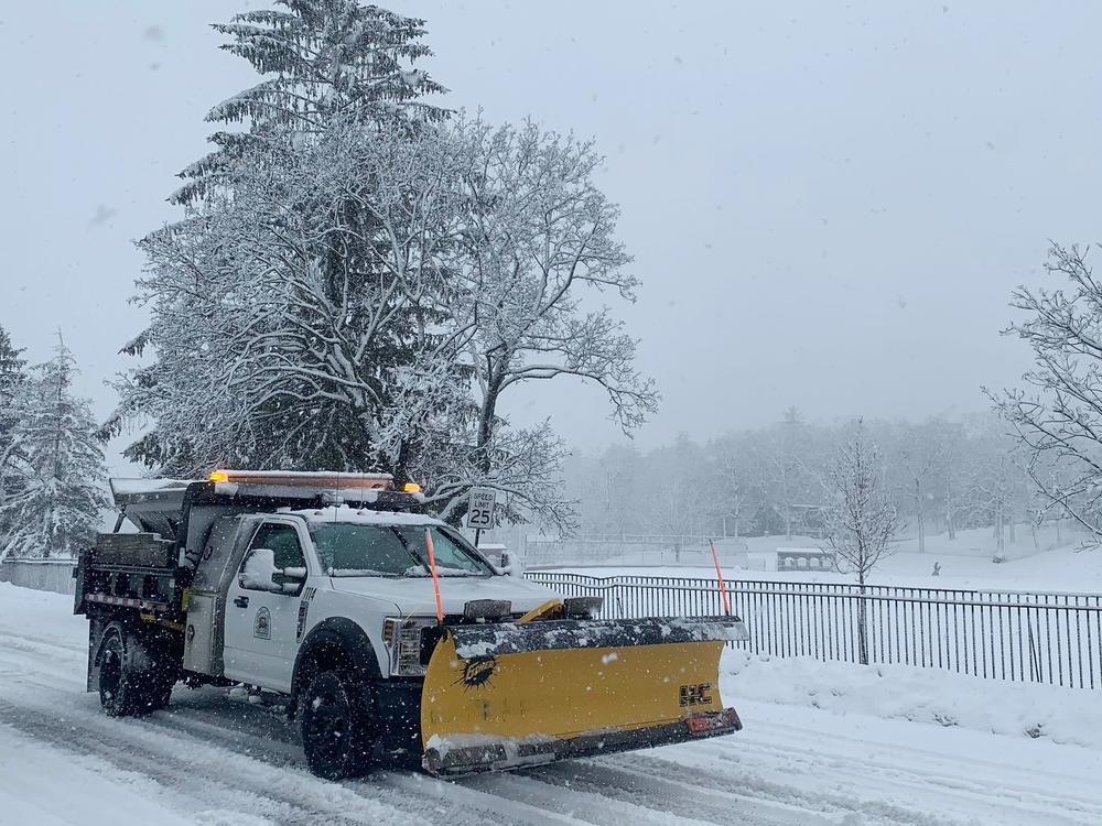 Staying off roads during a winter storm is important, especially if you're unfamiliar with driving in snowy conditions. If you do need to drive, remember to give snowplows plenty of space.