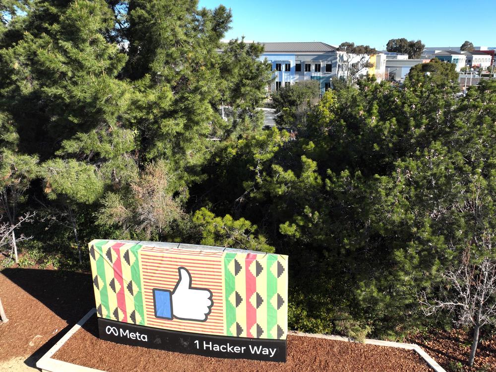 Meta's headquarters in Menlo Park, Calif. in a 2022 file photo. The Facebook parent company announced this week that it will end its work with fact-checkers in the U.S. and change its speech rules after years of criticism from Republicans.