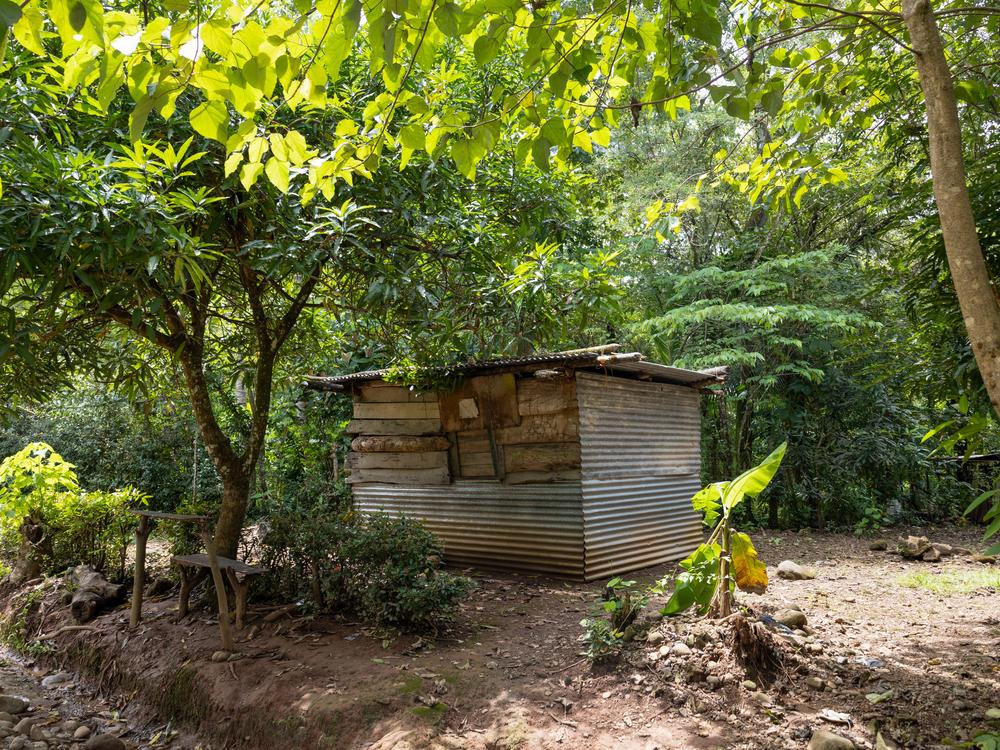 A typical home in the Ngabe Bugie territory, located in a town called Kuerima. According to government figures, nearly two-thirds of residents in the province live in extreme poverty.