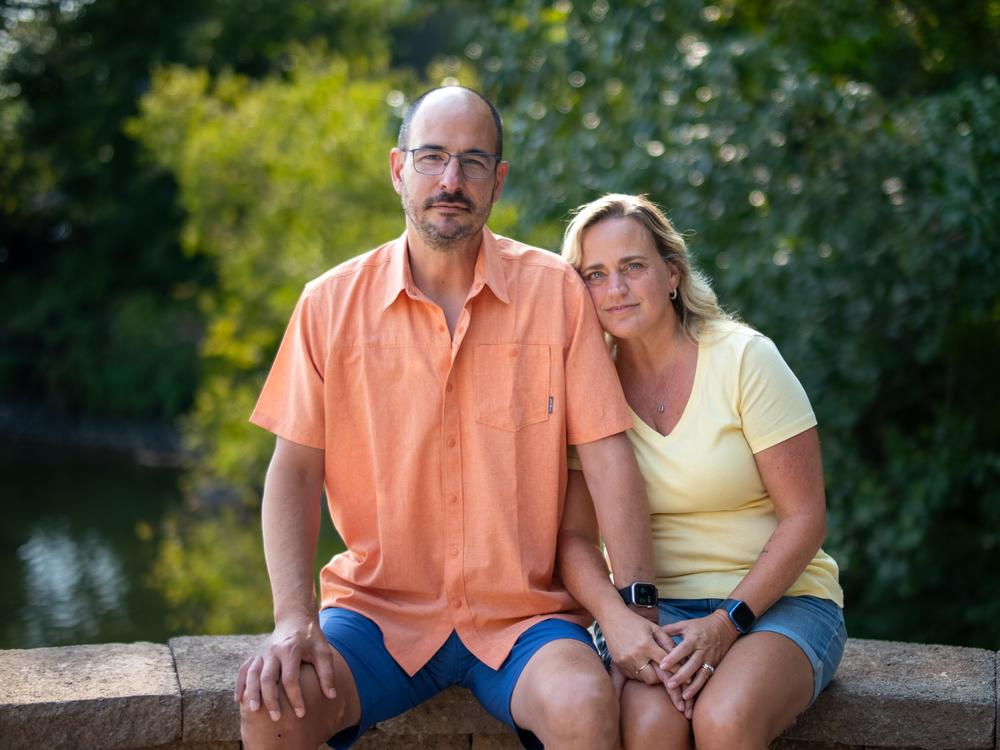 William Wilcox and his wife Cynthia Wilcox. Cynthia Wilcox quit her job in order to help with his care and monitoring of William Wilcox's seizures, which occur nearly daily.