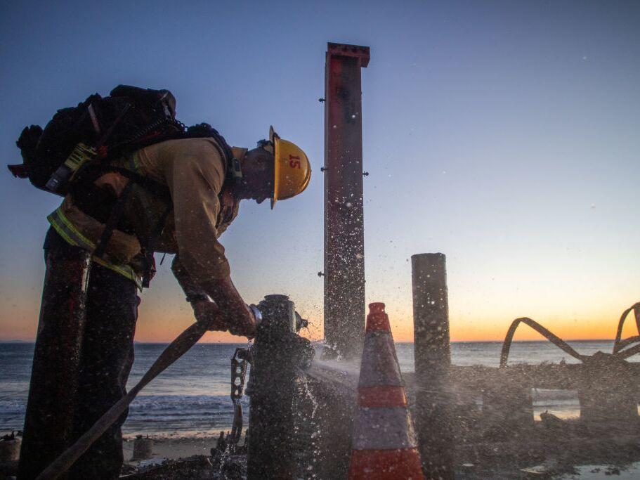Many of the false narratives in the wake of the Los Angeles wildfires have involved water.