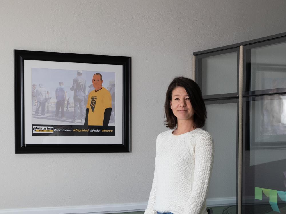 Arriba Las Vegas' executive director Bliss Requa-Trautz says DALE is a protective shield for workers who previously were too fearful to speak on the record about labor violations.