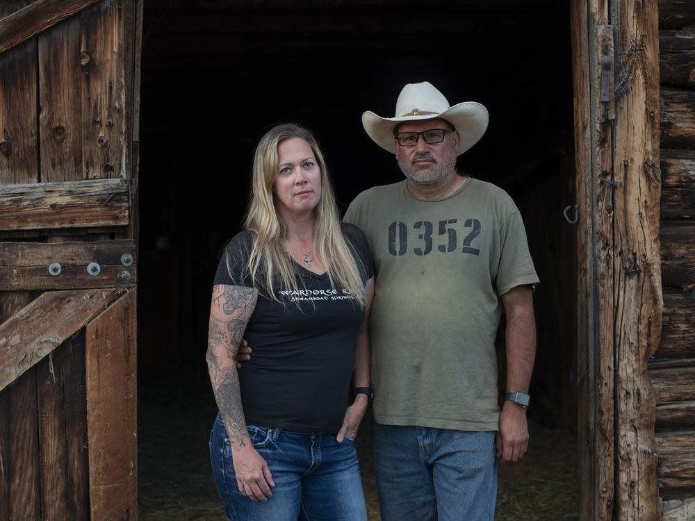 Valery and Michael Lozano at Warhorse Ranch near Steamboat Springs, Colorado, 2024.