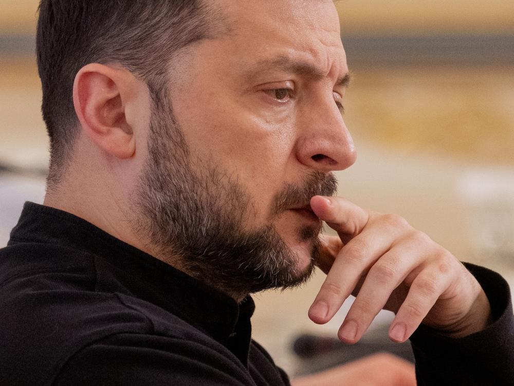 Ukrainian President Volodymyr Zelenskyy, pictured Tuesday in Germany, foresaw that the incoming U.S. president, regardless of party, would likely mean a reduced commitment to Ukraine.