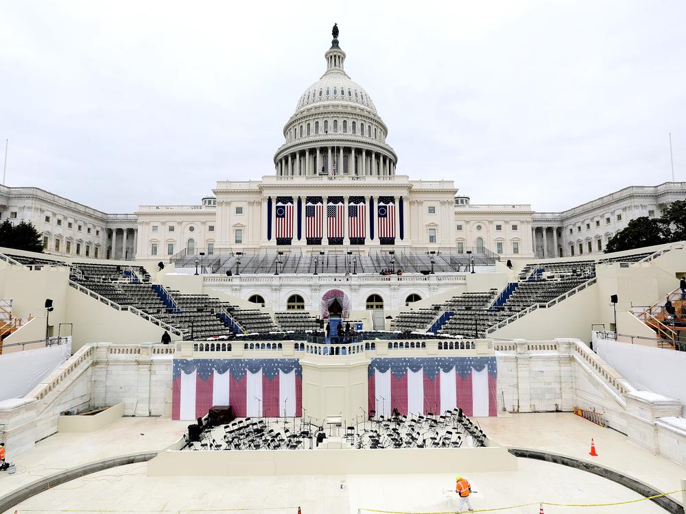 Inauguration preparations have shifted at the U.S. Capitol following the announcement that the ceremony will be moved indoors.