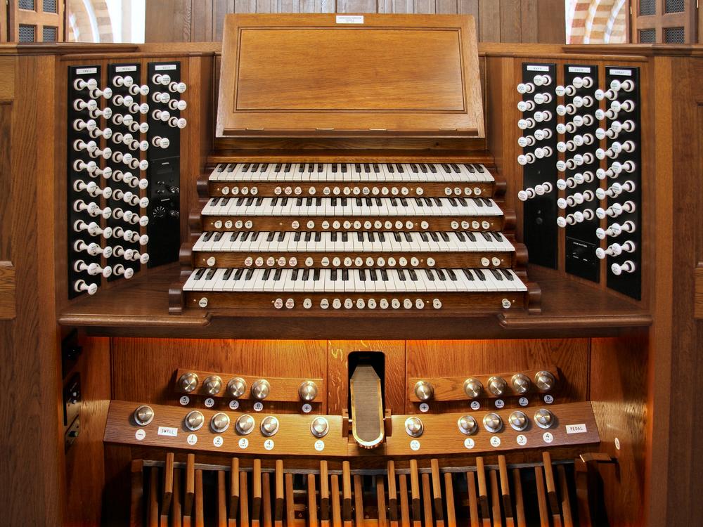 The pipe organ (built in 1962) at St. Albans Cathedral, north of London, has 4,500 pipes. McVinnie was an organist at St. Albans in his teens.