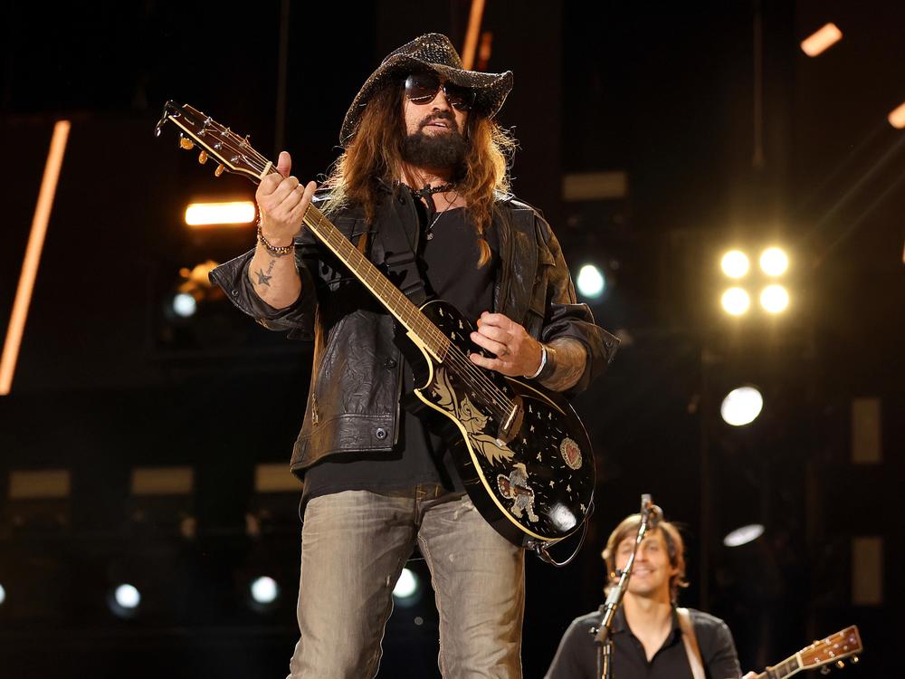 Billy Ray Cyrus performs at CMA Fest 2022 in Nashville.