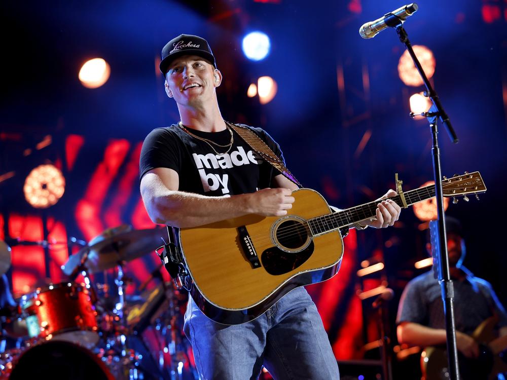 Parker McCollum onstage during CMA Fest 2024.