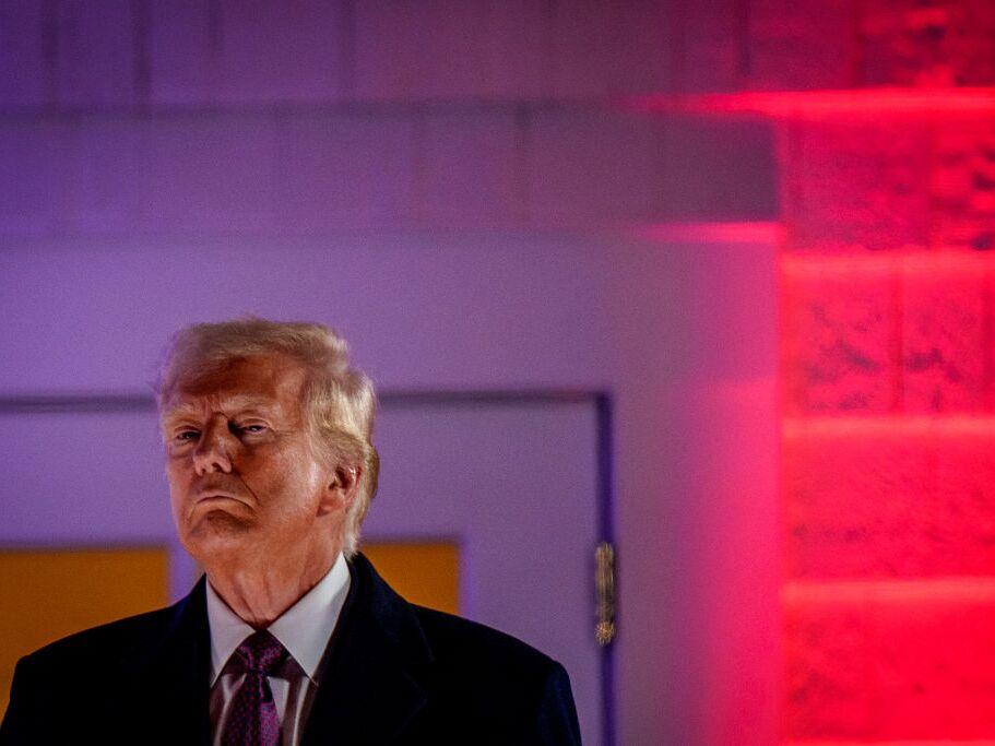 President-elect Donald Trump attends a private party and fireworks show at Trump National Golf Club on Saturday in Sterling, Va., ahead of his inauguration on Monday.