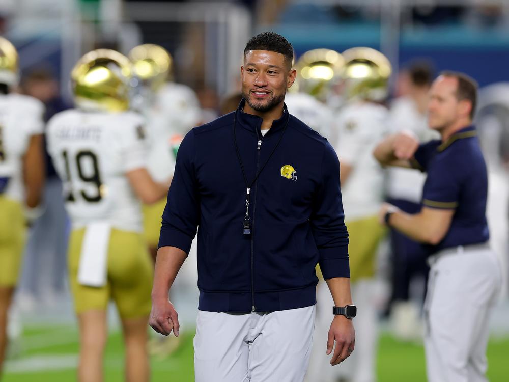 Notre Dame's Marcus Freeman is already the first Black or Asian American head coach to ever lead his team to the national championship game, win or lose.