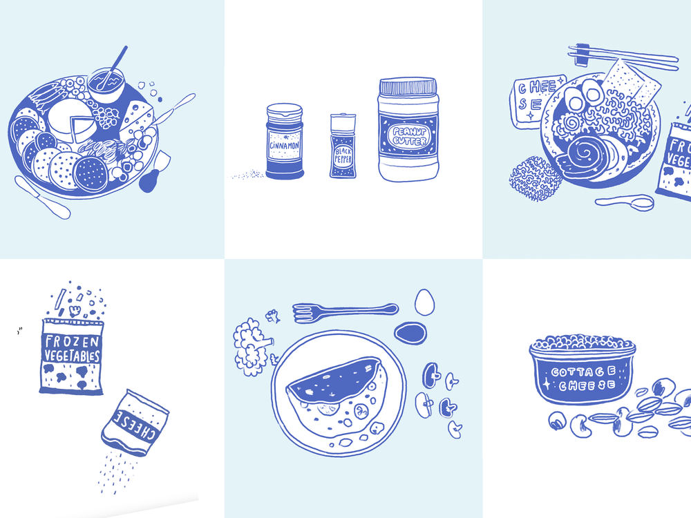 Expand your idea of what it means to cook, says Margaret Eby, author of <em>You Gotta Eat: Real-Life Strategies for Feeding Yourself When Cooking Feels Impossible</em>. That includes assembling a charcuterie board and dressing up foods like cottage cheese or instant ramen with simple, nutritious toppings.