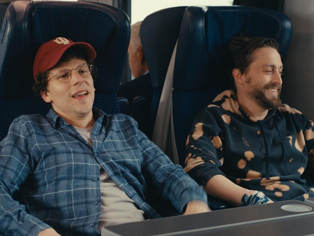 Jesse Eisenberg and Kieran Culkin star as cousins who take a Jewish heritage tour in Poland in <em>A Real Pain. </em>