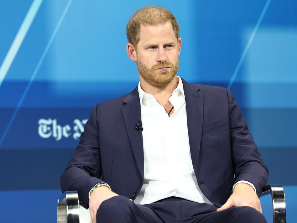 Prince Harry said his lawsuit against Rupert Murdoch's British tabloids was about holding the media accountable, during the <em>New York Times</em> DealBook summit in December.